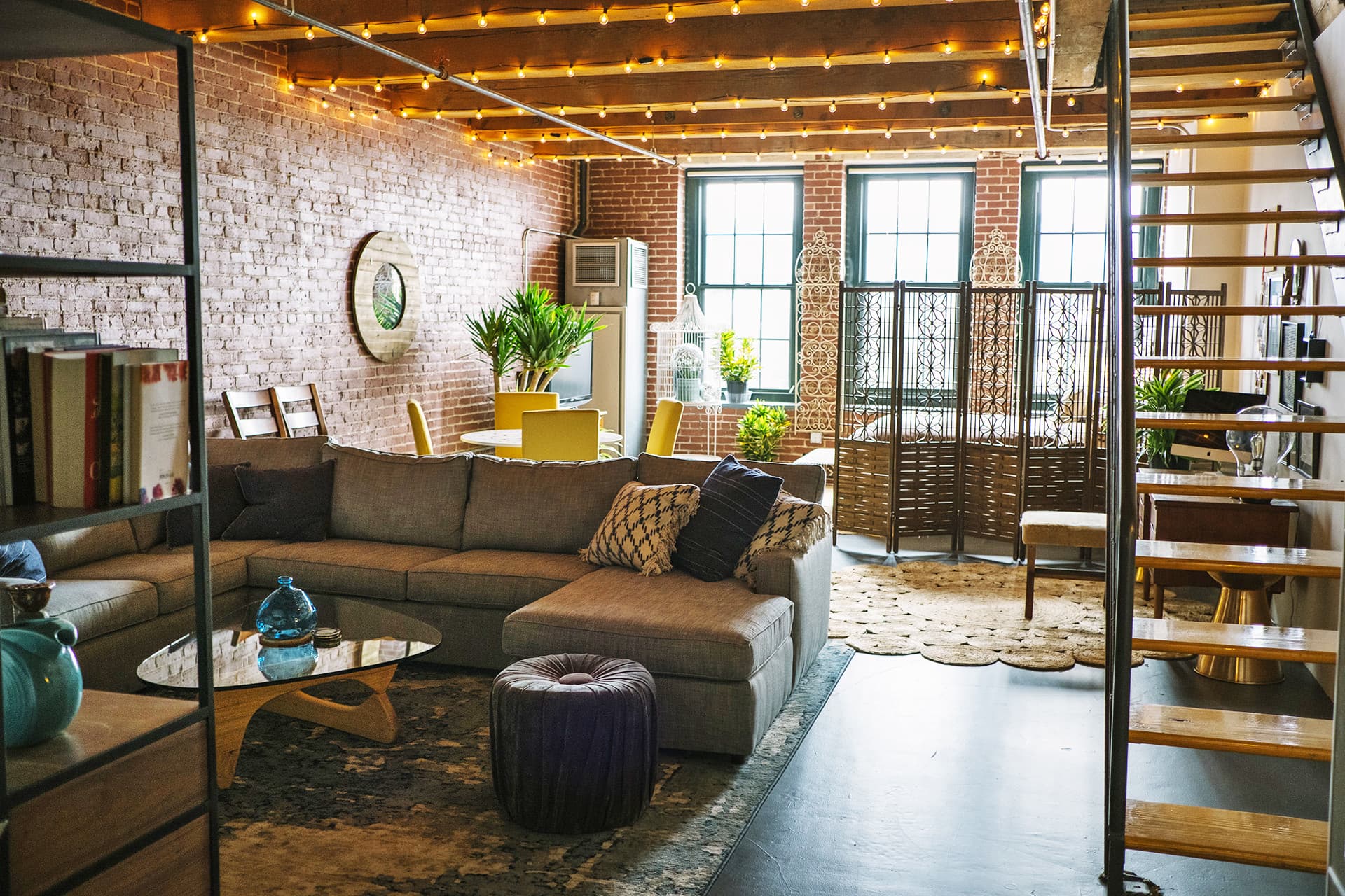 Brick Industrial Artist Loft Tour Photos Apartment Therapy